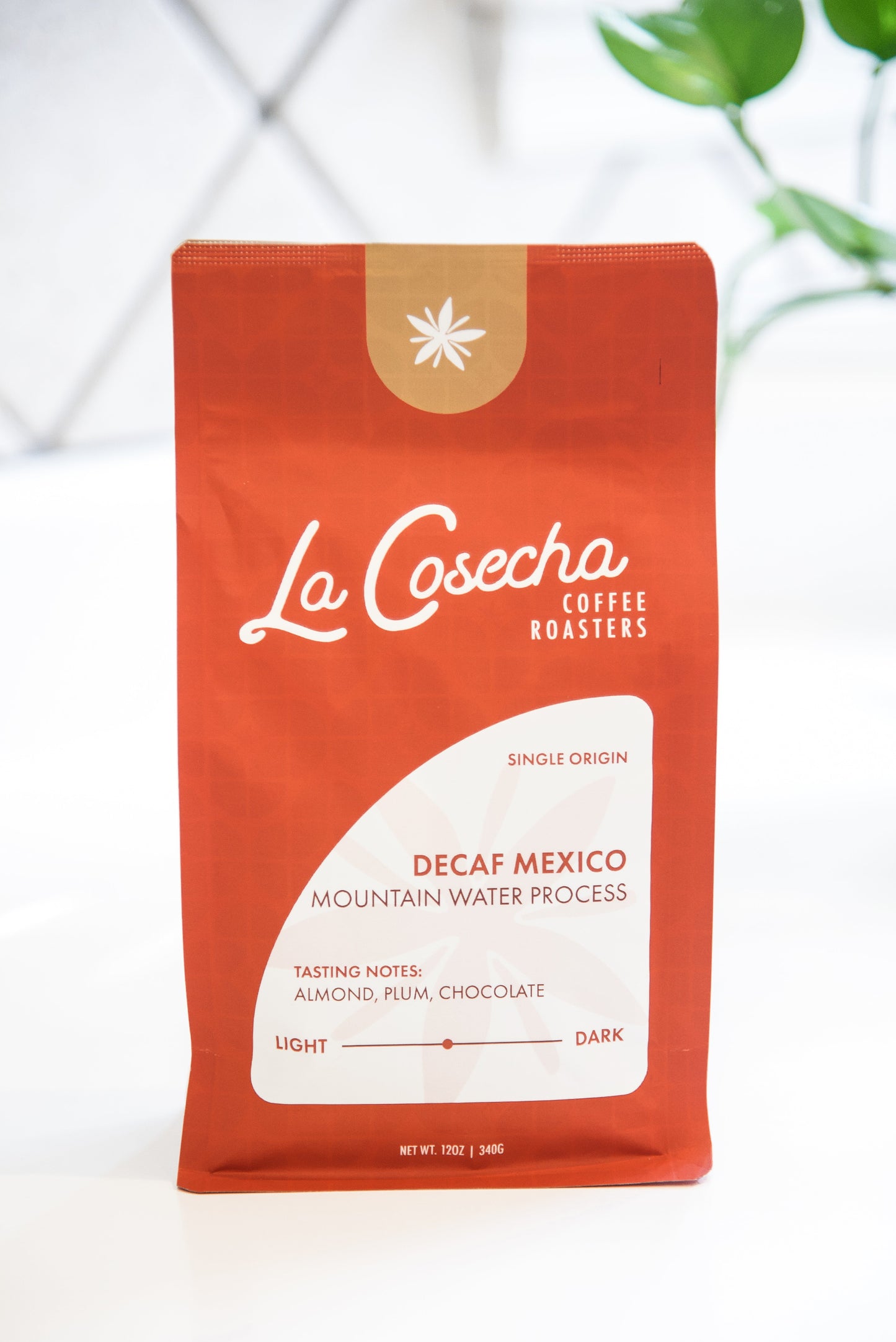 La Cosecha Coffee Roasters package on a white background