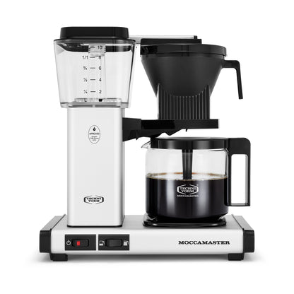 Moccamaster coffee maker on a white background